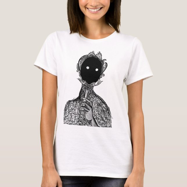 T-shirt Faceless Void - Dark Surreal Art Design (Devant)