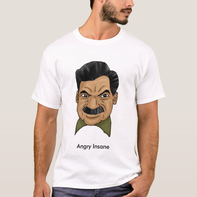 T-shirt fâché de Saddam (Devant)