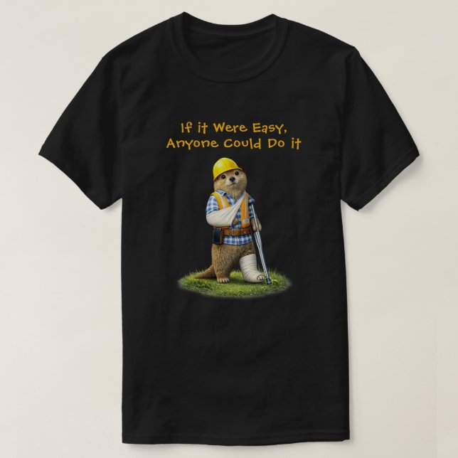 T-shirt "Facile" (Design devant)