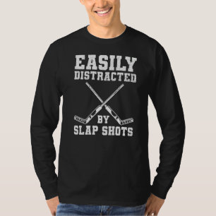 T-shirt Facile À Distraire Par Les Tirs De Balles Citation