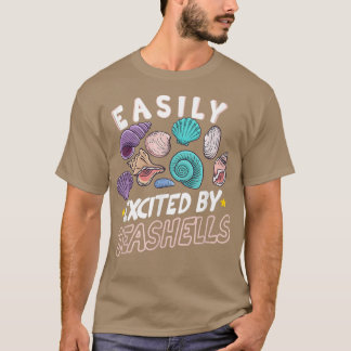 T-shirt Facile À Évoquer Par Coquillages Coquillages Coqui