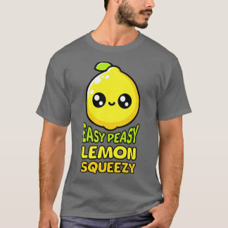 T-shirt Facile citron pâle Squeezy Cute citron Pun