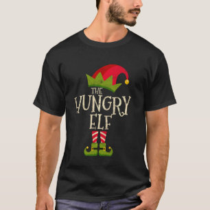 T-shirt Facile L'Affamé Elf Xmas Costume Famille Groupe Ch