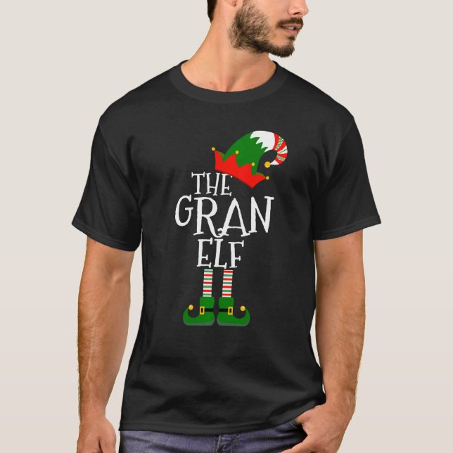 T-shirt Facile Le Grand Elf Costume Correspondant Famille  (Devant)