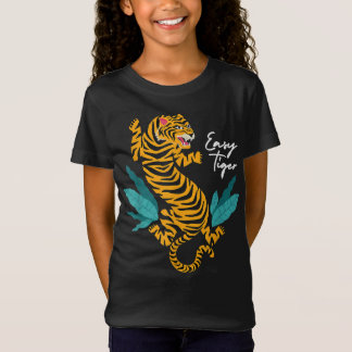 T-Shirt Facile tigre mode mode mode vêtements tendance idé