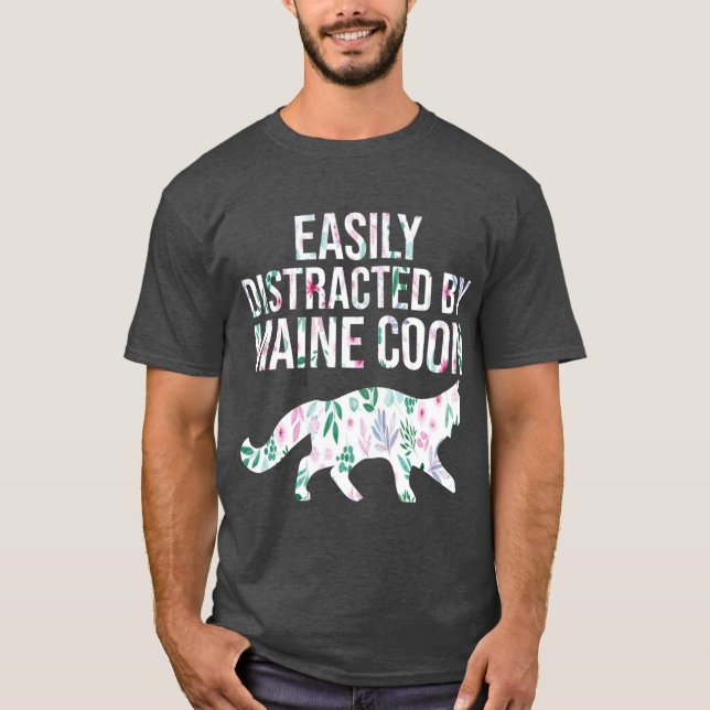 T-shirt facilement distrait (Devant)