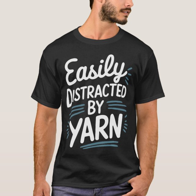 T-shirt Facilement Distrait Par (Devant)