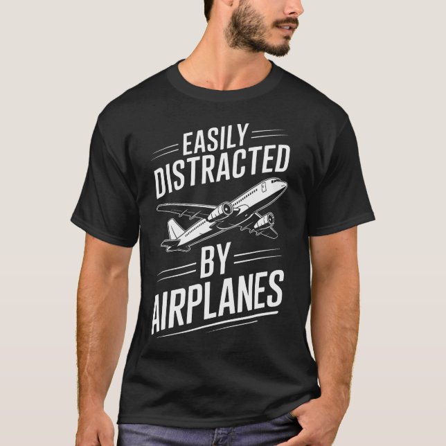 T-shirt Facilement Distrait Par (Devant)