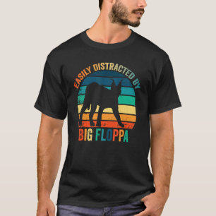 T-shirt Facilement Distrait Par Big Floppa Big Meme Caraca