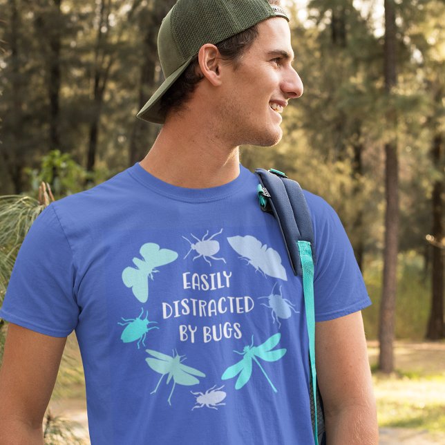 T-shirt Facilement distrait par Bugs Nature Lover Hiker (Créateur téléchargé)
