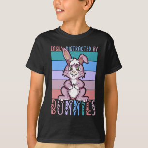 T-shirt Facilement distrait par Bunnies Cute Bunny Lover