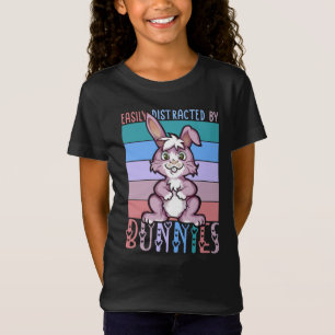 T-Shirt Facilement distrait par Bunnies Cute Bunny Lover
