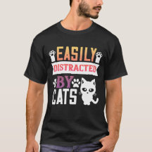 T-shirt facilement distrait par chats-01