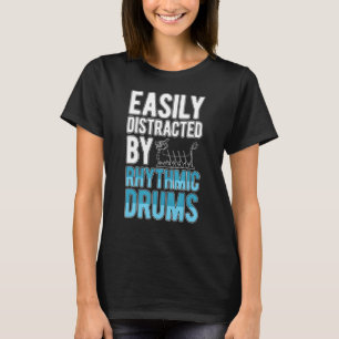 T-shirt Facilement Distrait Par Drums Rythmiques Dragon Bo