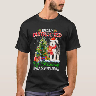 T-shirt Facilement Distrait Par Et Malamutes D'Alaska Fo
