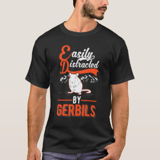 T-shirt Facilement Distrait Par Gerbils