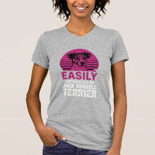 T-shirt Facilement Distrait Par Jack Russell Terrier