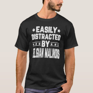 T-shirt Facilement Distrait Par Le Chien Malinois Belge