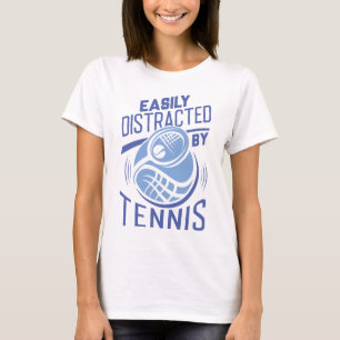 T-shirt Facilement Distrait Par Le Tennis