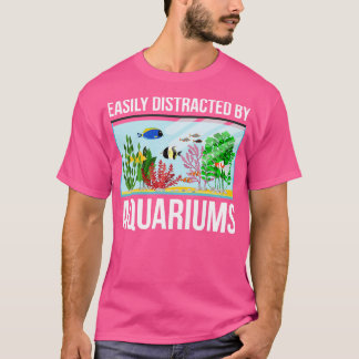 T-shirt Facilement Distrait Par Les Aquariums