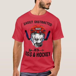 T-shirt Facilement Distrait Par Les Chiens Et Chiens De Ho