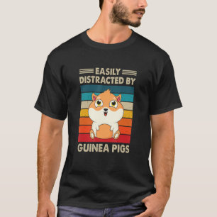 T-shirt Facilement Distrait Par Les Cochons Amoureux des a
