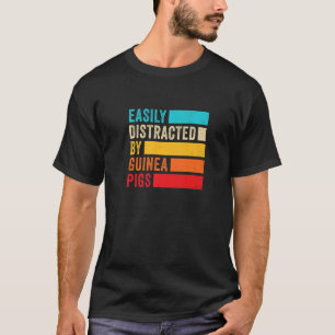 T-shirt Facilement Distrait Par Les Cochons Amoureux des a