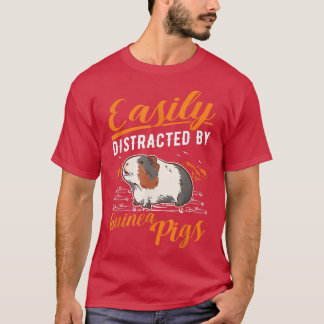 T-shirt Facilement distrait par les Cochons de Guinée 155