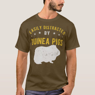 T-shirt Facilement distrait par les cochons de Guinée Prem