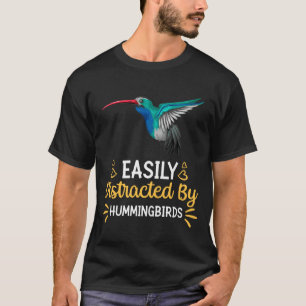 T-shirt Facilement Distrait Par Les Colibris