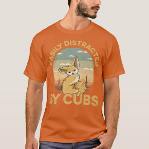 T-shirt Facilement distrait par les ennemis de fennec Cita