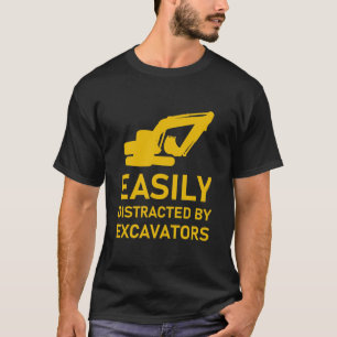 T-shirt Facilement Distrait Par Les Excavateurs - Équipeme