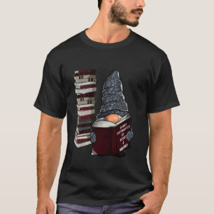 T-shirt Facilement distrait par les livres et les gnomes, 