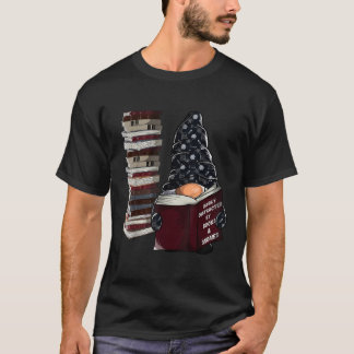 T-shirt Facilement distrait par les livres gnomes gnome de