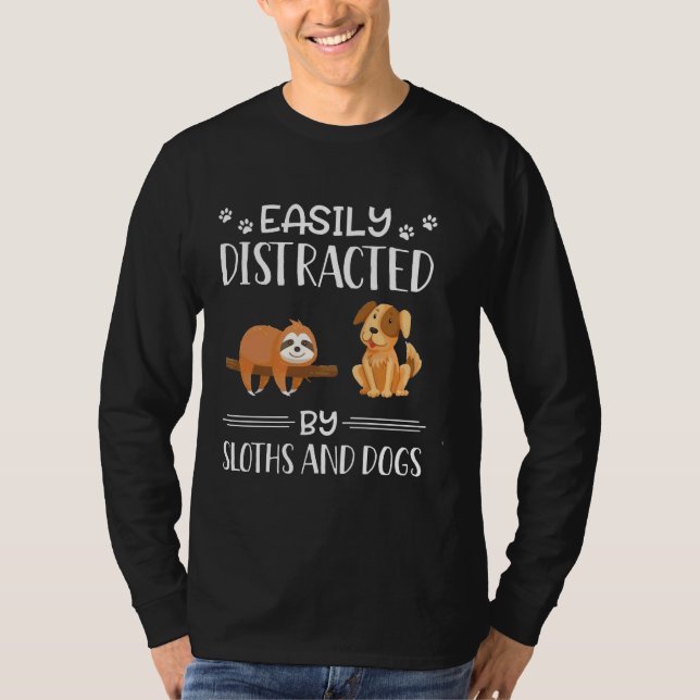 T-shirt Facilement Distrait Par Les Machines À Sous Et Les (Devant)