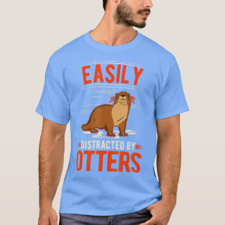 T-shirt Facilement distrait par les Otter - 7
