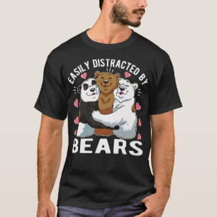 T-shirt Facilement Distrait Par Les Ours175
