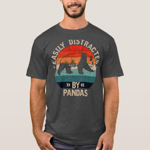 T-shirt Facilement Distrait Par Les Pandas