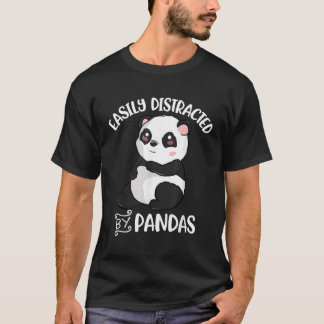 T-shirt Facilement Distrait Par Les Pandas