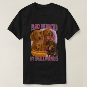 T-shirt Facilement Distrait Par Les Petits Wieners Dachshu