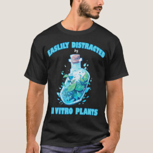 T-shirt Facilement Distrait Par Les Plantes De Culture De