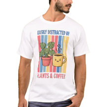Facilement Distrait Par Les Plantes Et Le Café Vin
