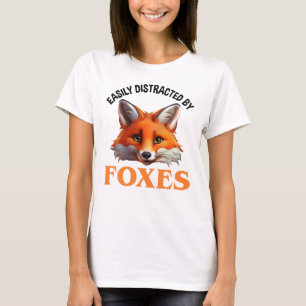 T-shirt Facilement Distrait Par Les Renards