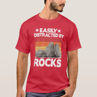 T-shirt Facilement Distrait Par Les Roches Collectionneur