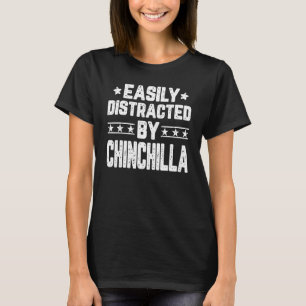 T-shirt Facilement Distrait Par Les Rongeurs Chinchilla