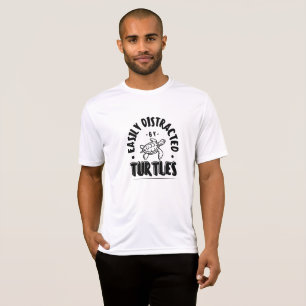 T-shirt Facilement distrait par les tortues Drôle
