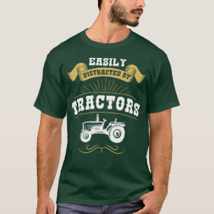 T-shirt Facilement Distrait Par Les Tracteurs