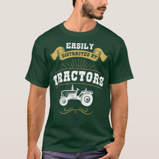 T-shirt Facilement Distrait Par Les Tracteurs