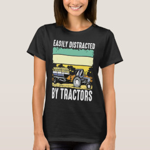 T-shirt Facilement Distrait Par Les Tracteurs I Agricultur