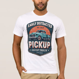 T-shirt Facilement distrait par les vieux camions de ramas